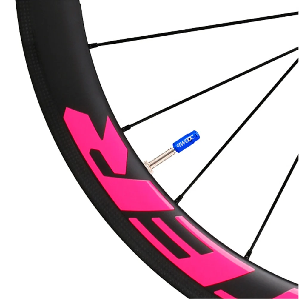 

5Pcs French Style Air Valve Cap Set Aluminum Alloy Tire Stem Covers Prevent Leakage Extend for Bicycle Riding