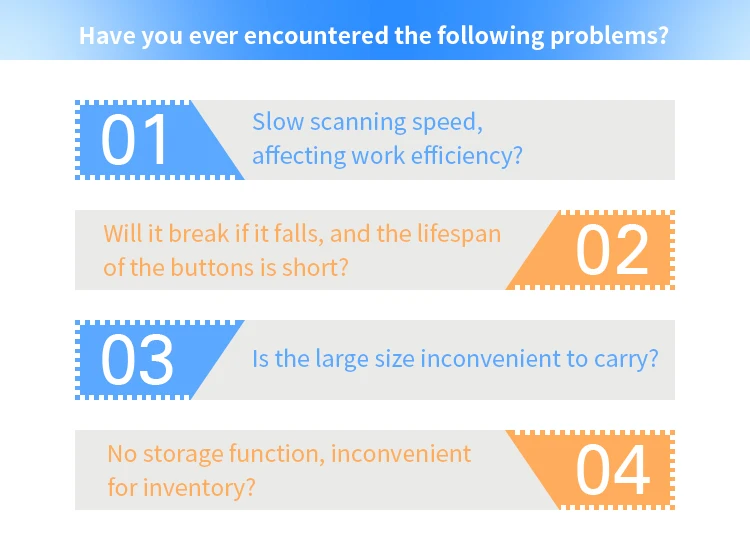 2500dpi Handheld Wireless Portable Blue-tooth Barcode Scanner