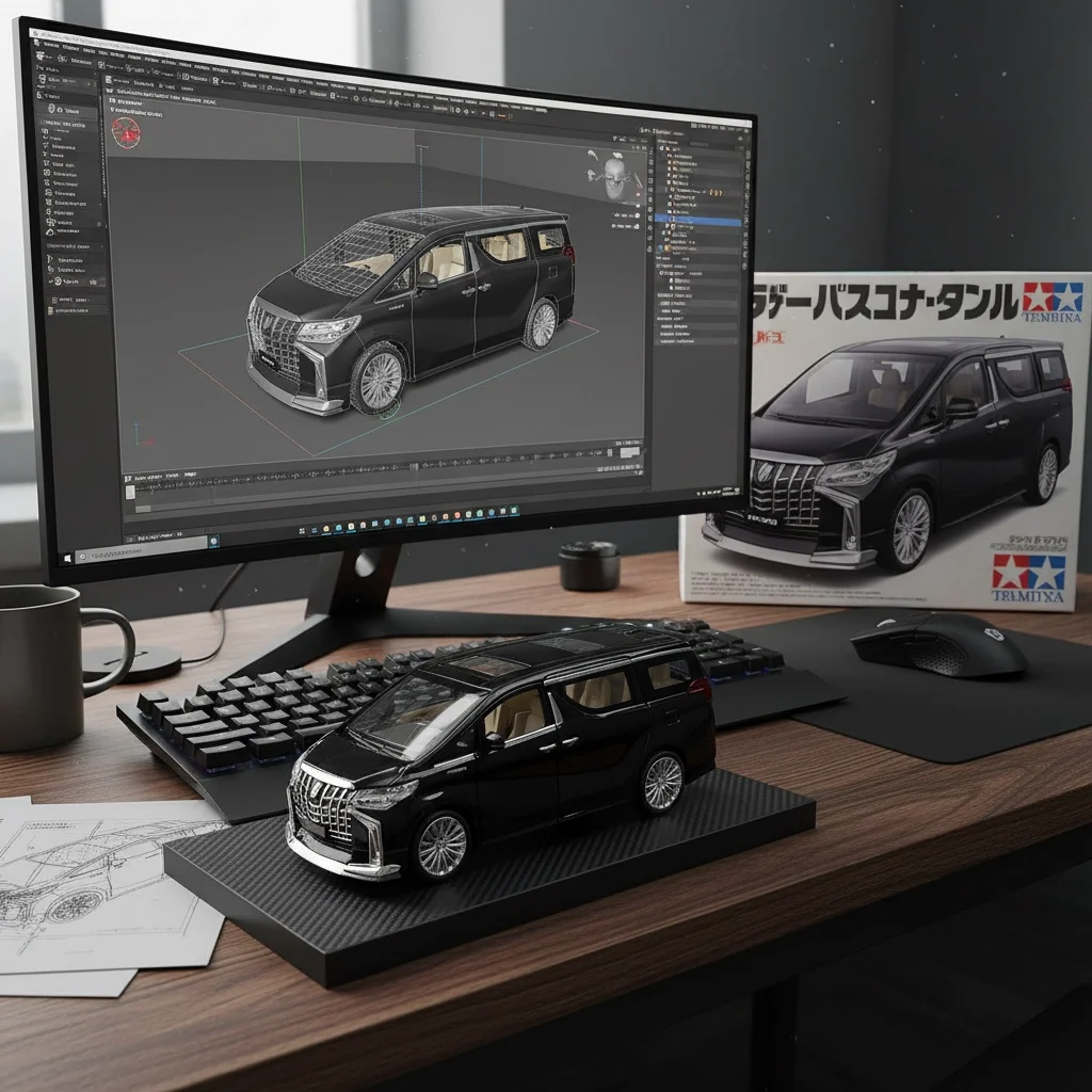 

1:24 Vellfire Alphard, модель MPV из сплава, игрушечный автомобиль, металлические литые двери, открытый звук, свет, модели бизнес-автомобилей, детские украшения для хобби