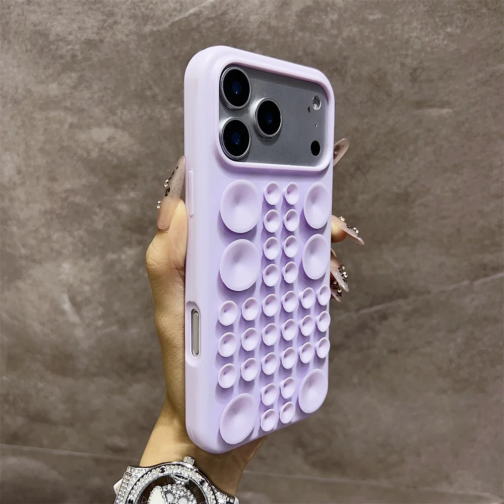 Runde Saugnapf-Silikon-Handyhülle für iPhone 18 17 16 Pro 15 14 13 Max, starke Adsorption, multifunktionale stoßfeste Hülle – Detail 9