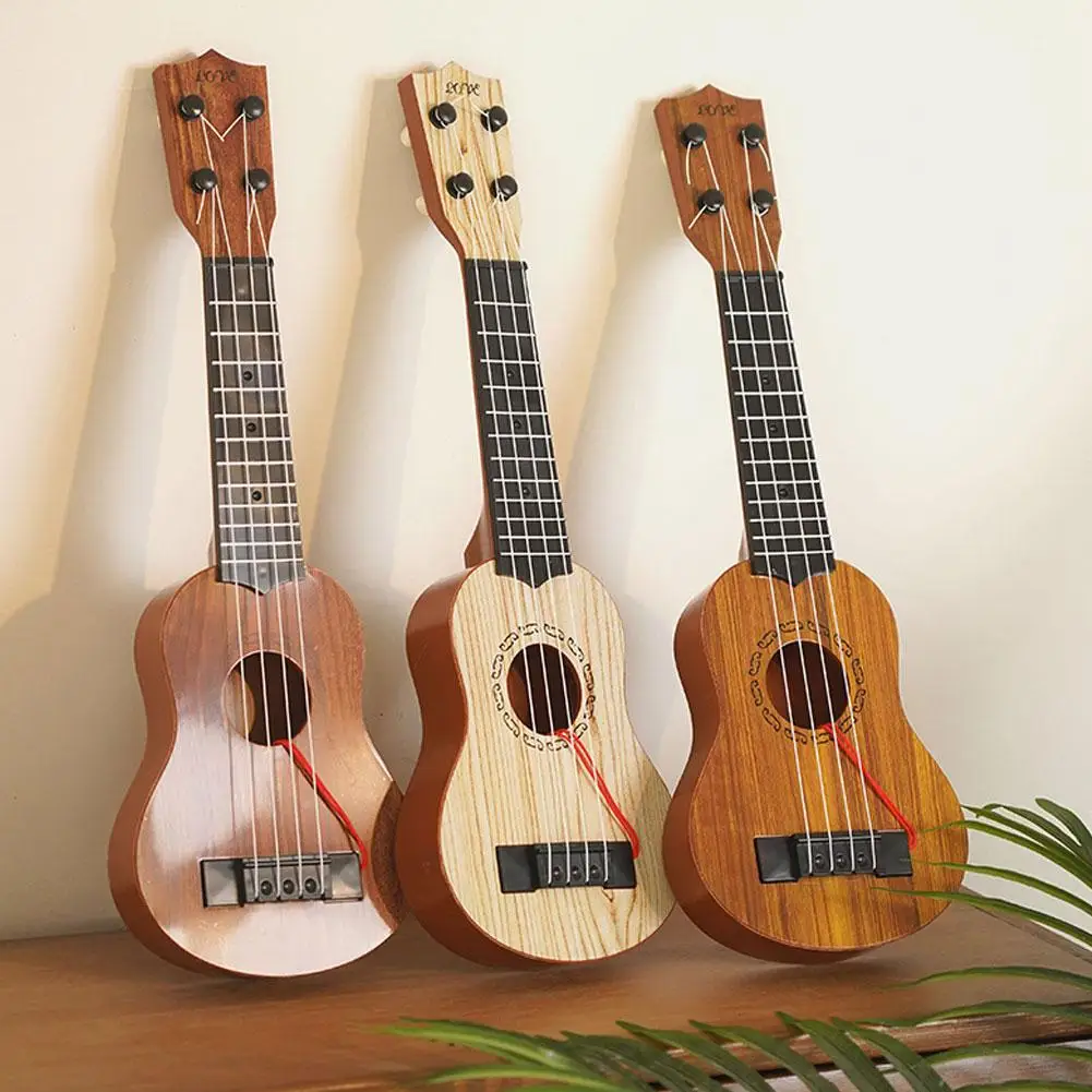 子供のおもちゃウクレレ模擬ミニギター教育楽器子供のための早期啓蒙演奏可能な音楽おもちゃギフト