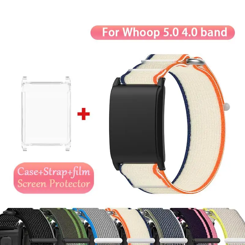 Fall + strap für 22MM strap Band Adapter PC Langlebige Schutzhülle Rahmen SmartWatch band Stecker für Whoop 5,0 Band Zubehör
