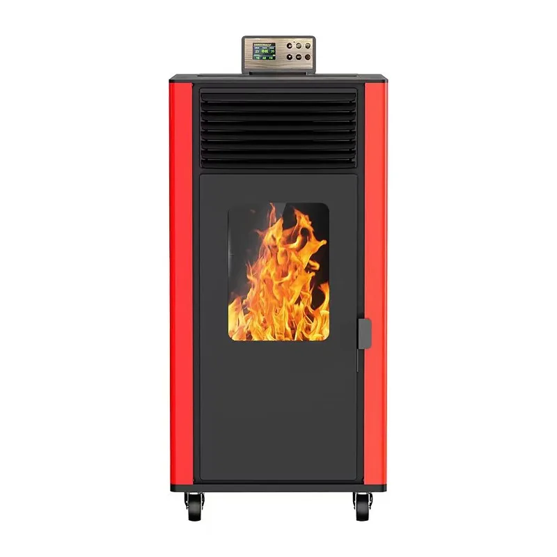 Winter biomass pellet heating furnace household indoor environmentally friendly burning fuel firewood intelligent smokeless
