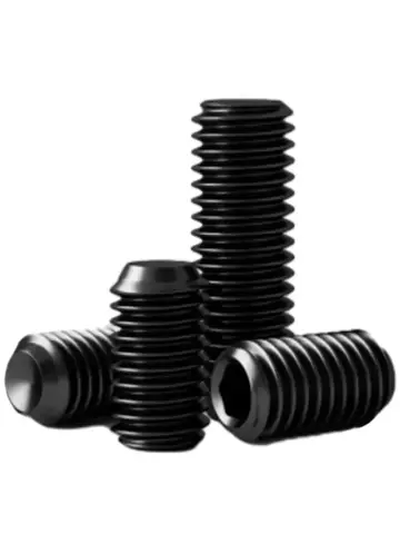 Hex Socket Cup Set Screw M2 M2.5 M3 M4 M5 M6 M8 M10 M12 Black Grade12.9 Carbon Steel Bolts Headless Concave End Grub Screws