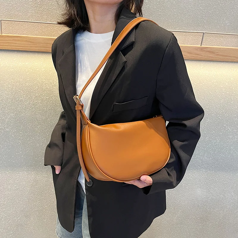 

VEKEDA Small Messenger Bag For Women New Style High-end Texture Fashionable Simple Shoulder Bag Underarm Bag