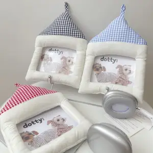 Wall Hanging Creative Photo Frame Cotton House Shape Frame Desktop Wedding Pictures Frame Children Room Decor