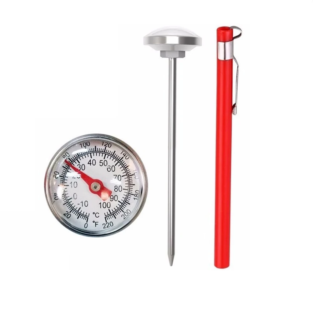 Meat Thermometer for Cooking, Food, Kitchen, BBQ, Probe, Water, Liquid, Oven, Clip-On, Temperature Sensor, Meter Thermocouple