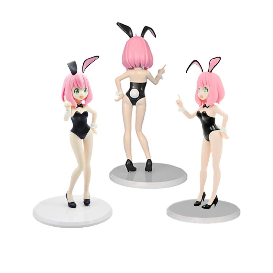 Figurine d'anime espion × famille, lapin fille, uniforme de police, Anya Forger, collection de modèles d'action, décoration de table, cadeau d'anniversaire, 19-22cm