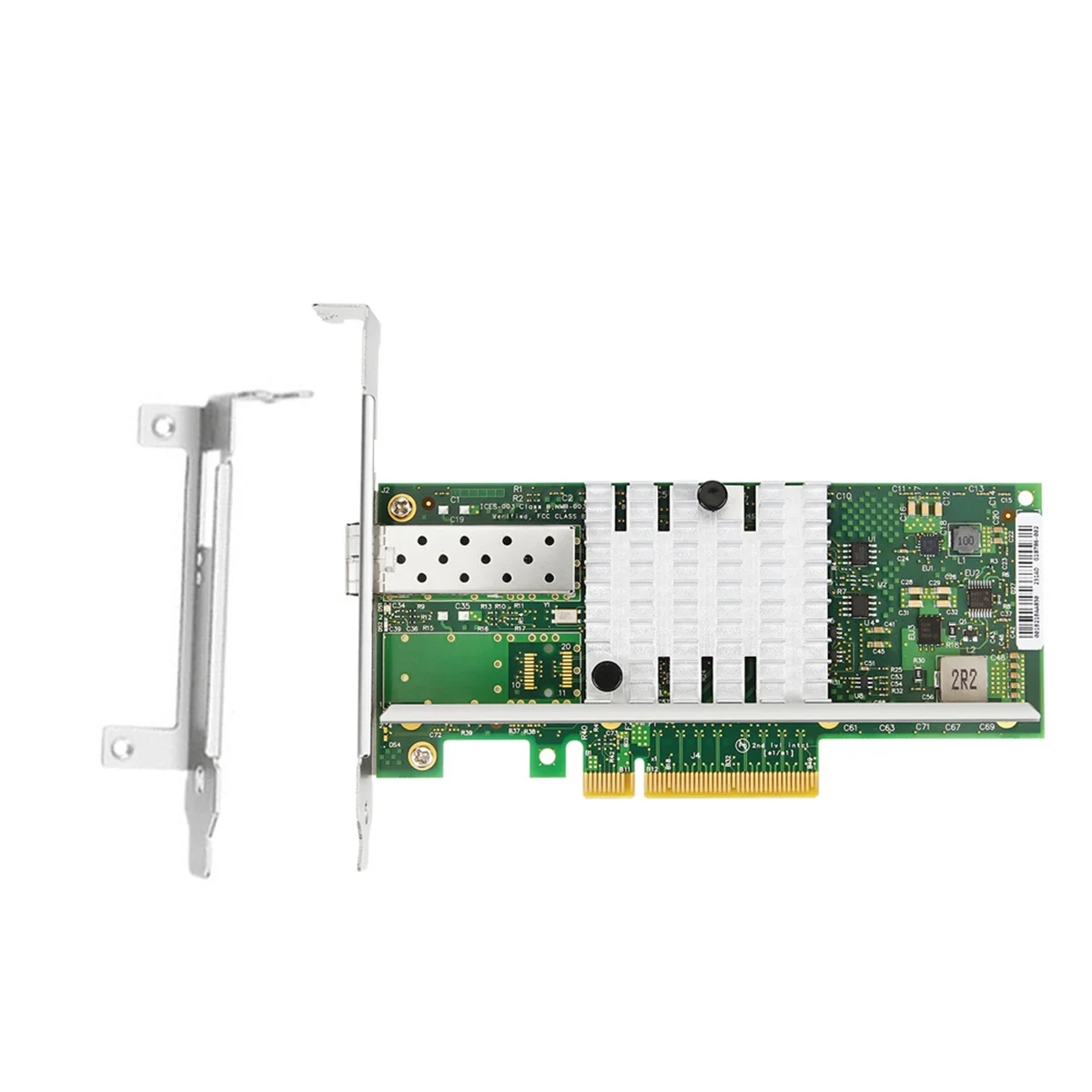 A49T PCIe X8 10G SFP+ Ethernet Network Card Adapter 82599EN Single Port Fiber Adapter Optic Module for Linux Servers