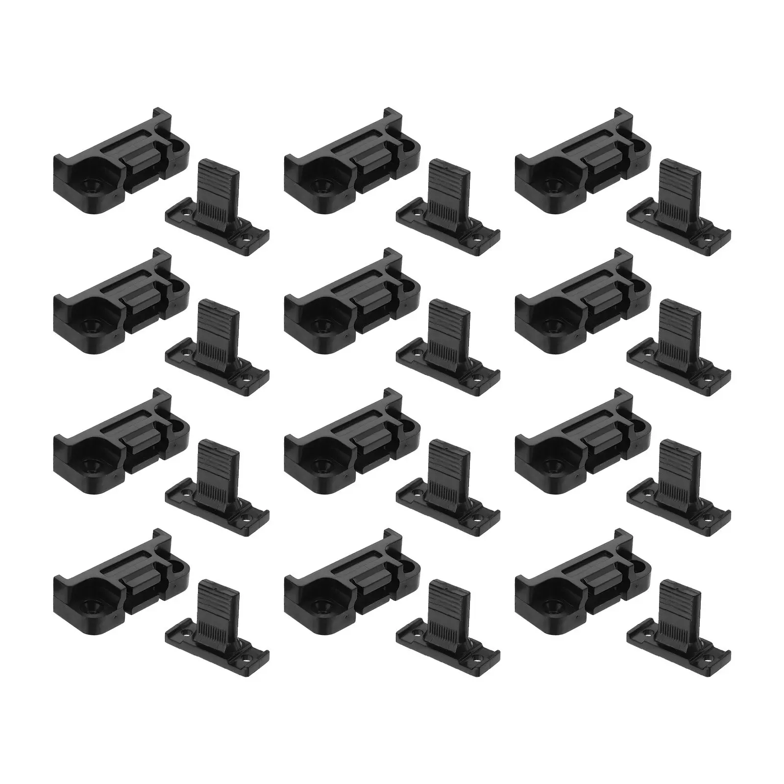 12Pcs Plastic Quick Assembly Panel Connectors Detachable Push Fit Furniture Fasteners Cabinet Wardrobe Accessories