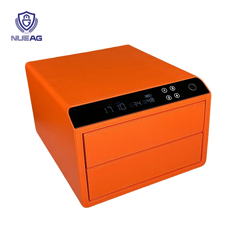 Custom Home Hidden Jewelry Fingerprint Money Safe Box Drawer Intelligent Metal Safes