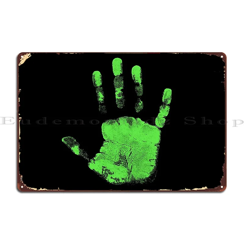 Phasmophobia Fingerprints Metal Sign Personalized Cinema Customize Vintage Club Tin Sign Poster