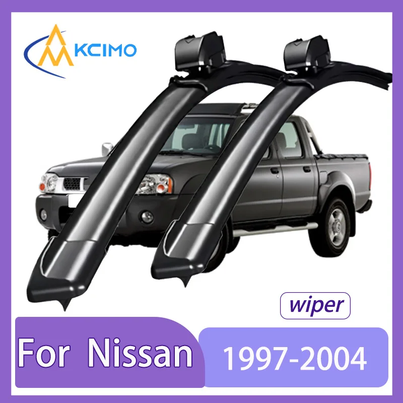 

For Nissan Navara D22 1997-2004 Front Windshield Wiper Blades 2pcs Quiet Rain Windscreen Window Accessories 2012