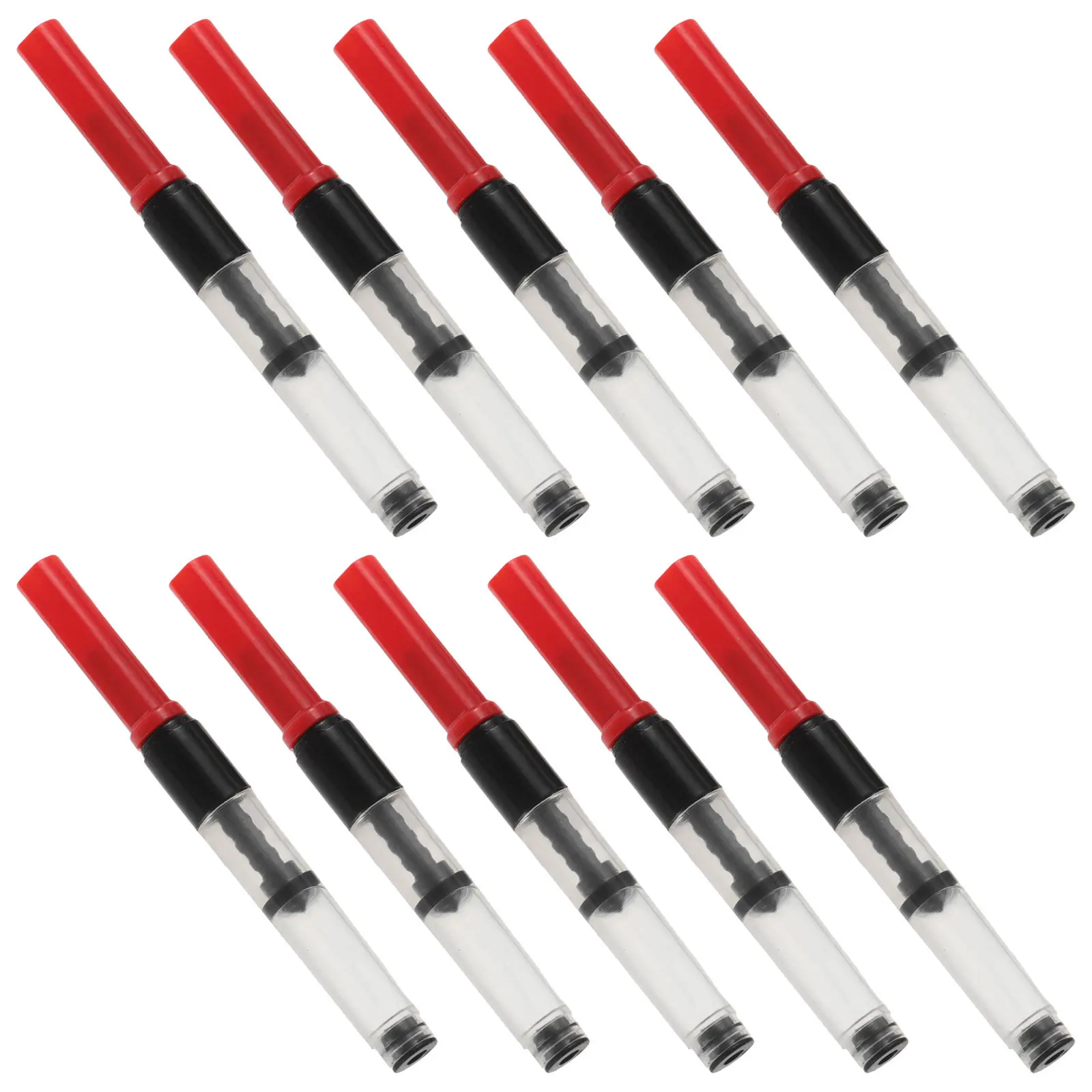 

10Pcs Universal Fountain Pen Ink Converter 2.26mm Diameter Precision Fit Twist Mechanism for Smooth Ink Absorption Office School