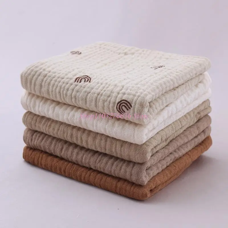 R6FD 5 teile/satz Baby Fütterung Handtuch Weichen, Saugfähigen Gaze Baumwolle Baby Waschlappen Speichel Handtuch Pflege Handtuch