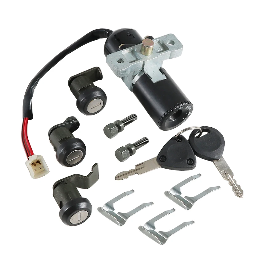 Motorrad-Zündschalter-Sitzschloss mit Schlüsselsatz 35010-KEY-900/35010-KFG-D10 für Honda FES125 FES150 Pantheon, FES250 Foresight – Detail 6