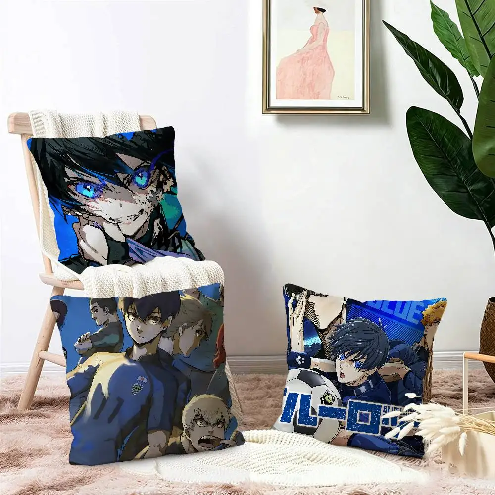 BLUE LOCK Anime pillow cover sofa cushion cover home room decoration children gift