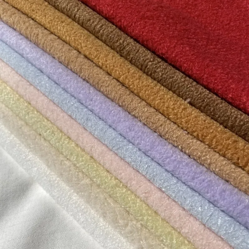 

45x150cm Plush Fabric Encryption Thickening Fabric Solid Solf Atrtificial Fur Patchwork Bags Doll Clothing Decoration Material