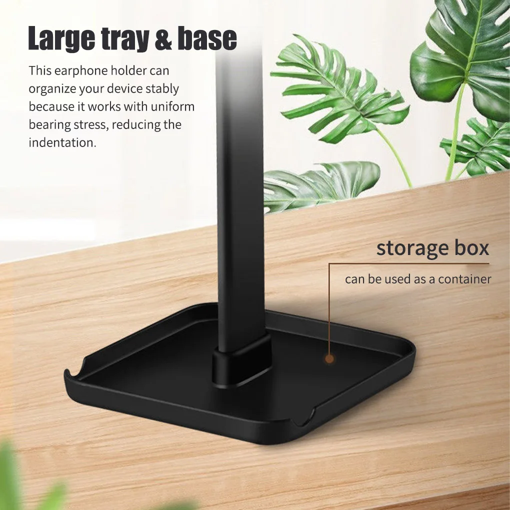 سماعة حامل عرض حامل المحمولة قاعدة مستقرة تنظيم قوس