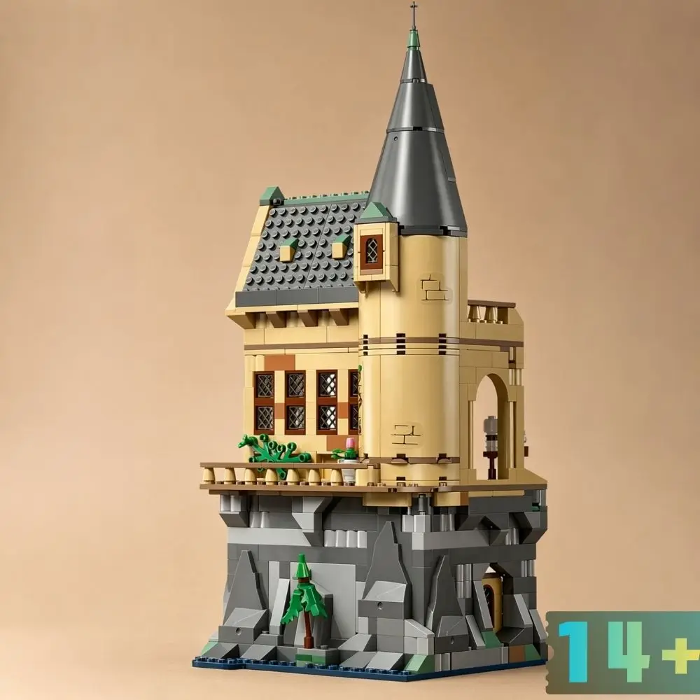 

907PCS Castle Hospital Wing Building Block Set 76463 Assembled Architecture Model Collectible Bricks