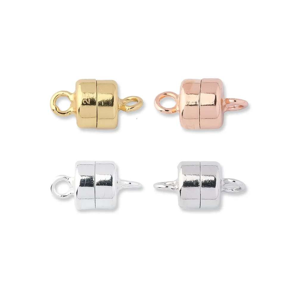 

5,7x10 мм стерлингового серебра 925 пробы магнитные застежки для влюбленных магнитные застежки для браслетов серебряные застежки-пряжки для изготовления ювелирных изделий своими руками