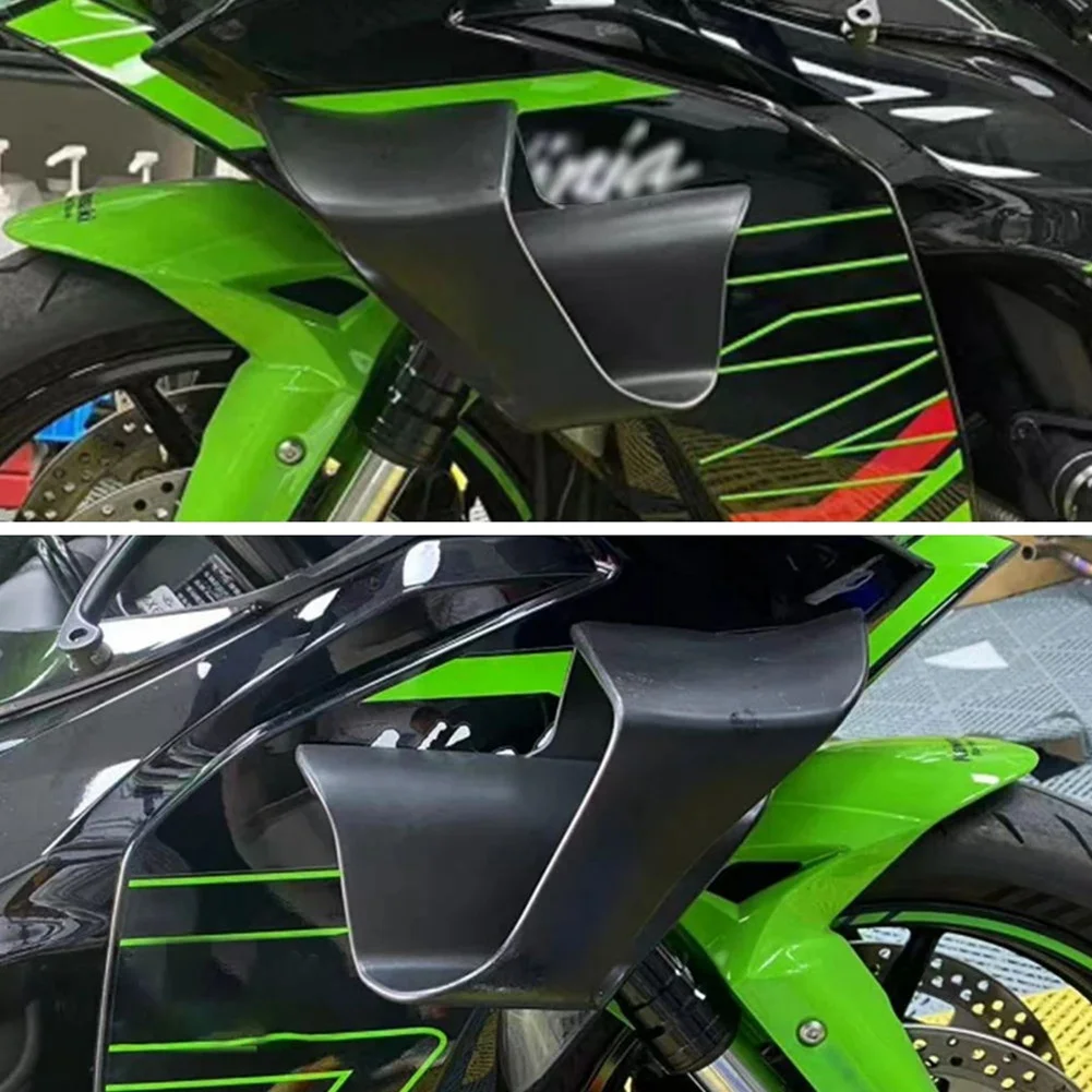 

Motorcycle Spoiler Aerodynamic Winglet Fixed Wing Side Wing Fairing Side Spoiler For ZX-6R ZX636 ZX6R ZX 636 2024 2025