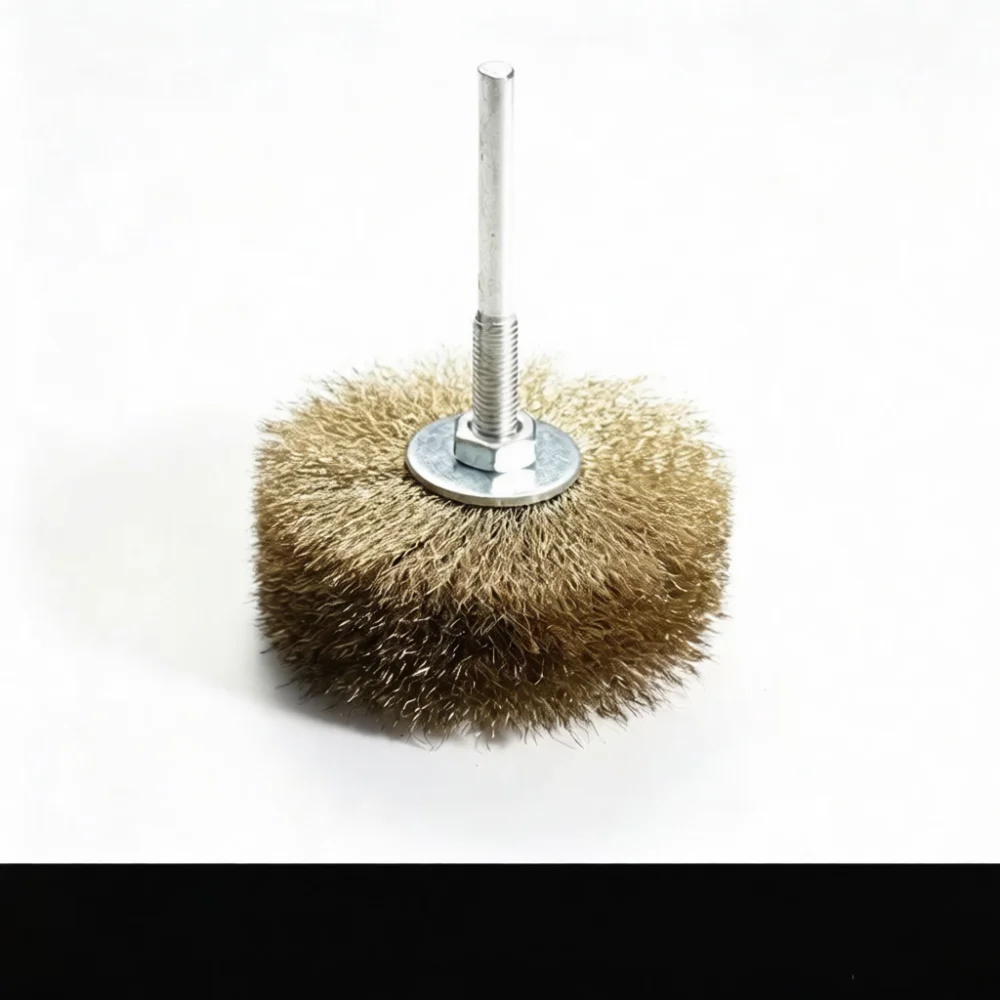 Abrasive Polishing Brush Head Nylon Stainless Steel Wire Disc For Wood Metal Surface Grinding Buffing Treatment Tool