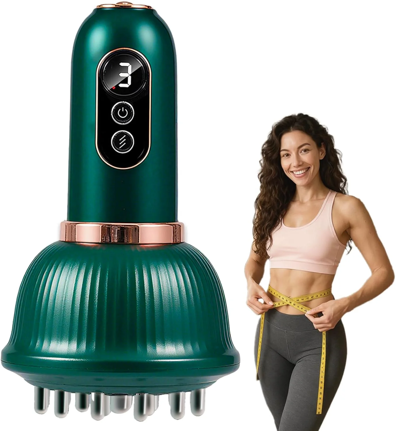 

Lymphatic Drainage Massager & Anti Cellulite Massage Tool, for Legs, Arms & Belly, Body,Helps Reduce Stretch Marks & Cellulite,W