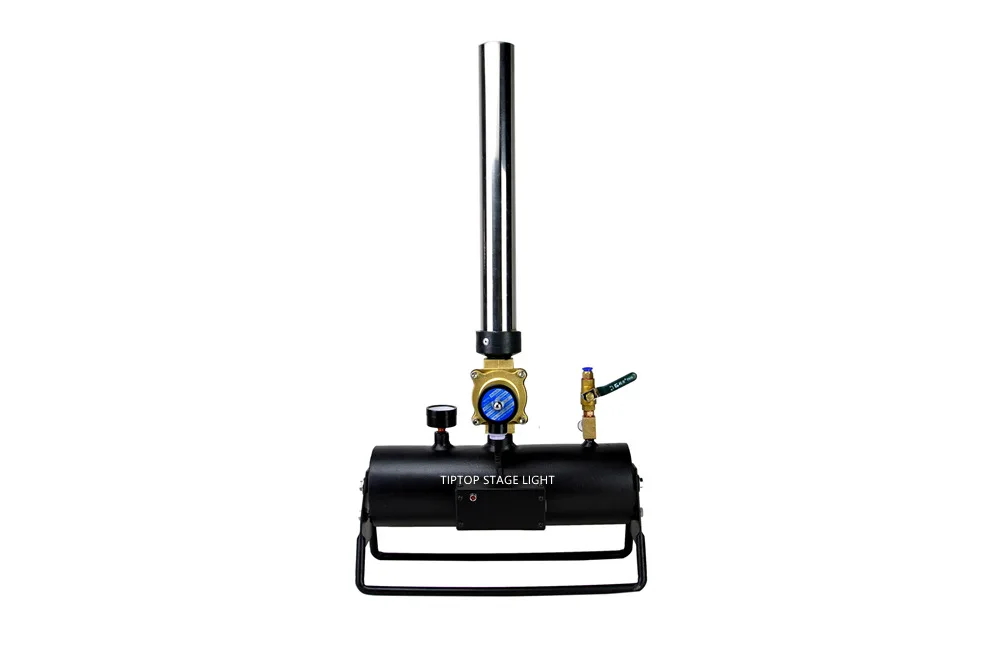 Directly controlled manual high-altitude paper spraying machine with colored paper stainless steel tube compressed air spraying