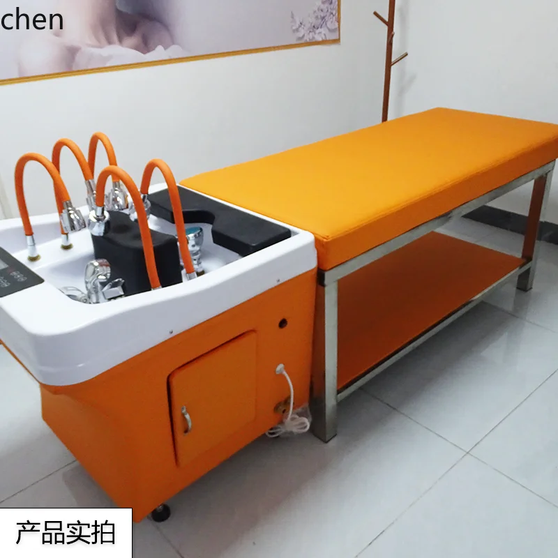 CP سرير معالجة الرأس المتحرك الأوتوماتيكي بستة الأبعاد لتدوير المياه، أداة معالجة الرأس في صالونات التجميل