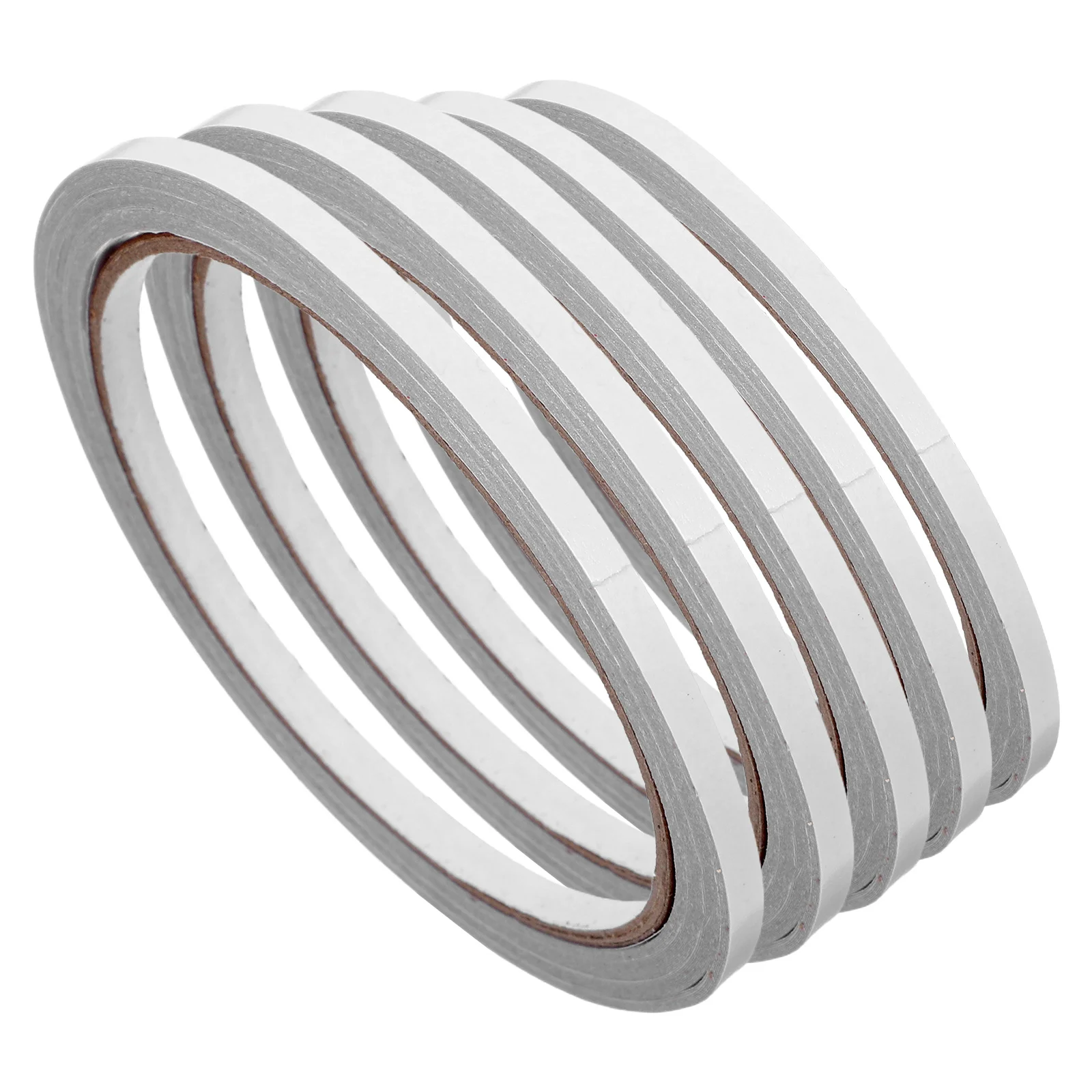 5 ชิ้น 1200X0.5 ซม. เทปกาวสองหน้าสำหรับงานฝีมือสมุดภาพสำนักงานโรงเรียนเครื่องเขียนอุปกรณ์กาวร้อนละลาย