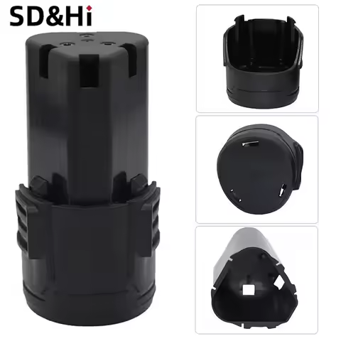 12V Lithium Battery Case Li-Ion Rechargeable Battery Pack Plastic Shell New Lithium Electric Drill Rechargeable Battery Case