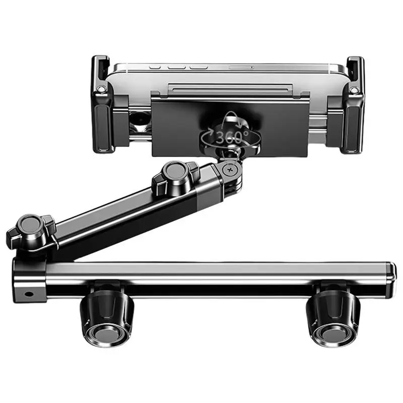 Uniwersalny samochodowy uchwyt na telefon na tylną poduszkę Tablet teleskopowy obrotowy fotel samochodowy tylny stojak uchwyt na zagłówek do tabletu telefonicznego IPad