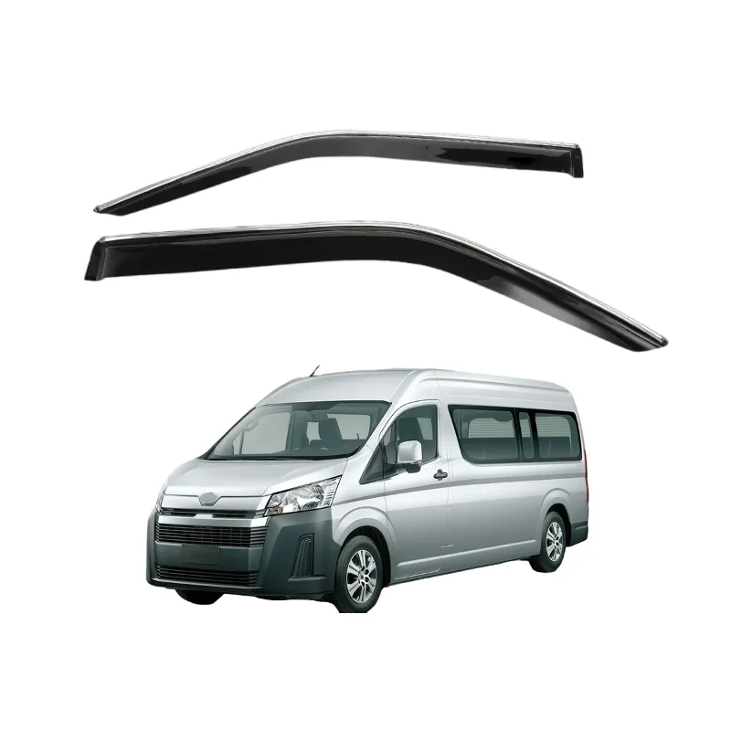 

Car Acrylic Material Rain Guard Weathershield Wind Deflector Door Vent Window Visor for Toyota Hiace 2005
