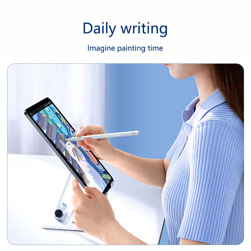 

Active Universal Touch Pen - Hexagon Patented Design, Long Battery Life Stylus Pen, Portable Magnetic Stylus for Samsung Android