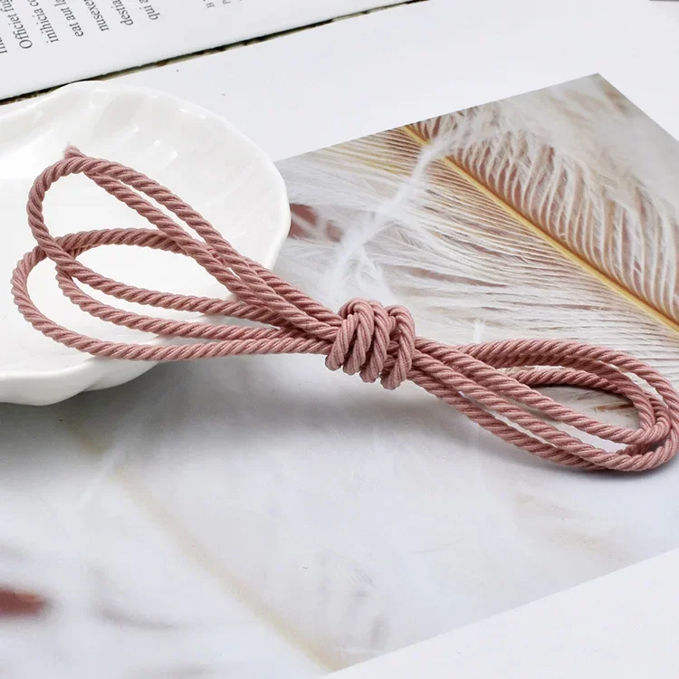 2.5mm Handmade DIY Hair Band Accessories Material Rubber Band Make Hair Ring Head Rope Rubber Band Hair Rope 30 Meters