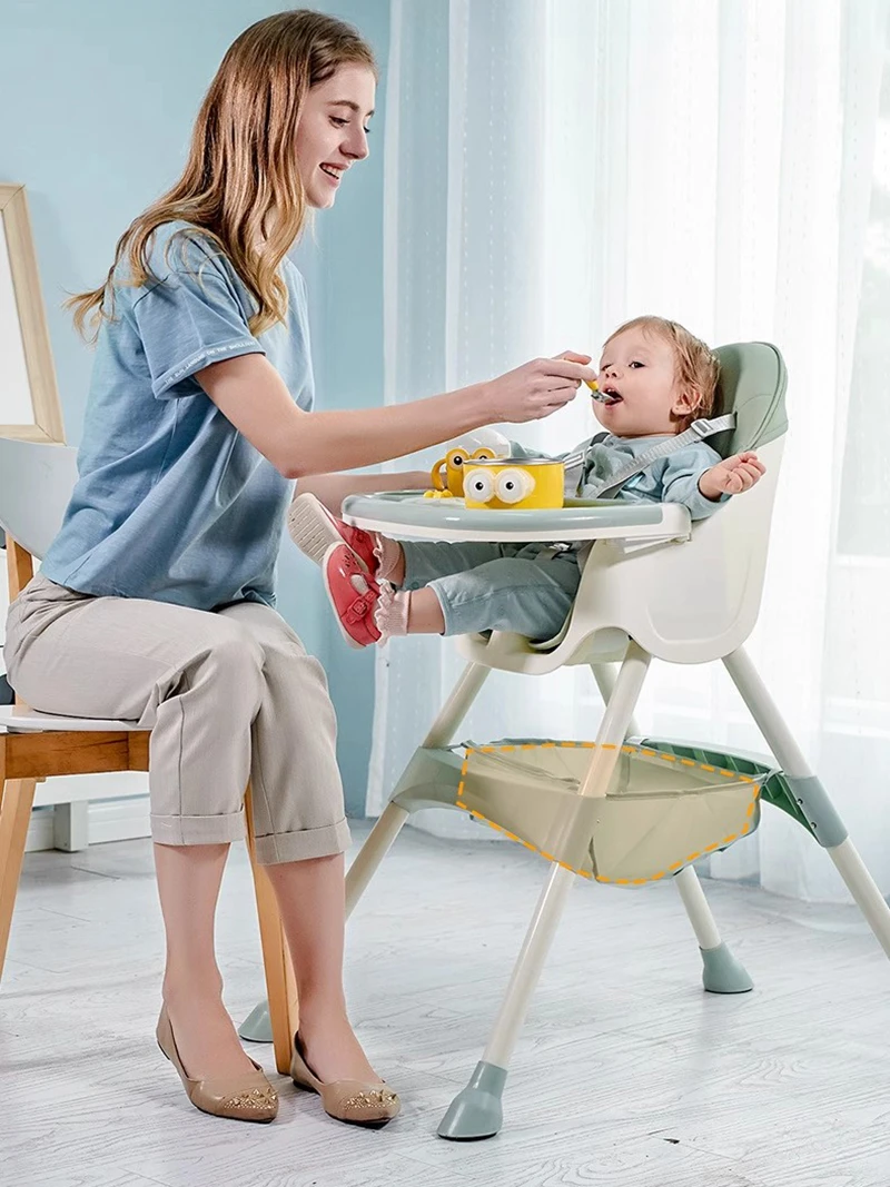 Children Multifunctional Home Simple Dining Chairs Folding Antifall Baby Eating Seat Dining Chairs Sillas Home Furniture HYDC