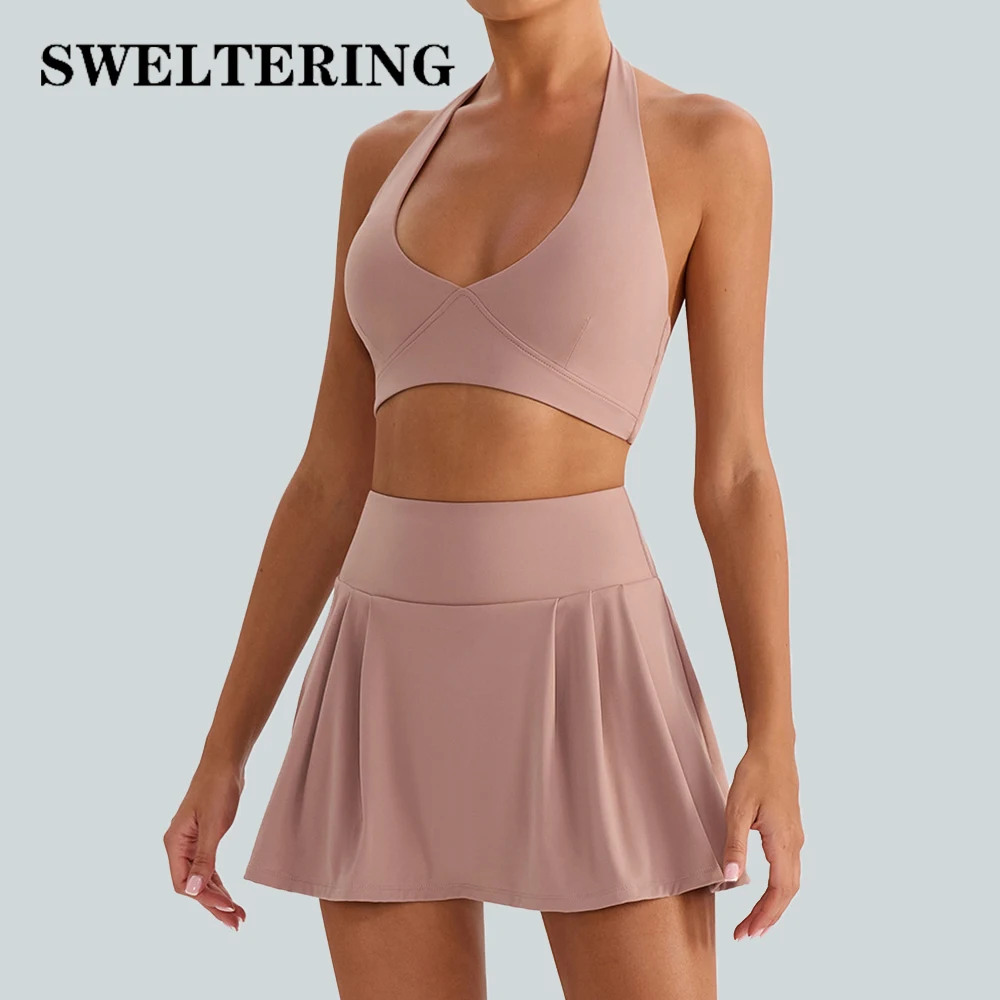 

2PCS Yoga Suit Gym Fitness Set Sports Bra Flared Trousers Suit Women Sports Workout Tracksuit Gym Clothes Female Athletic Wear