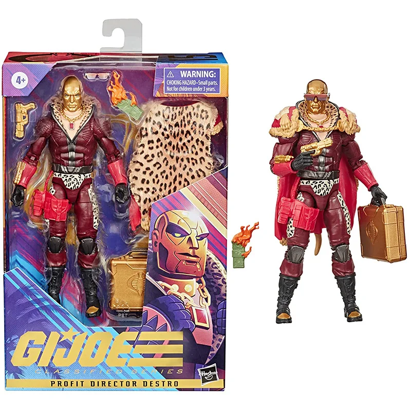 

Hasbro G.I. Joe Classified Series Profit Director Destro Action Figure 15 Premium Toy Multiple Accessories 15-cm-Scale