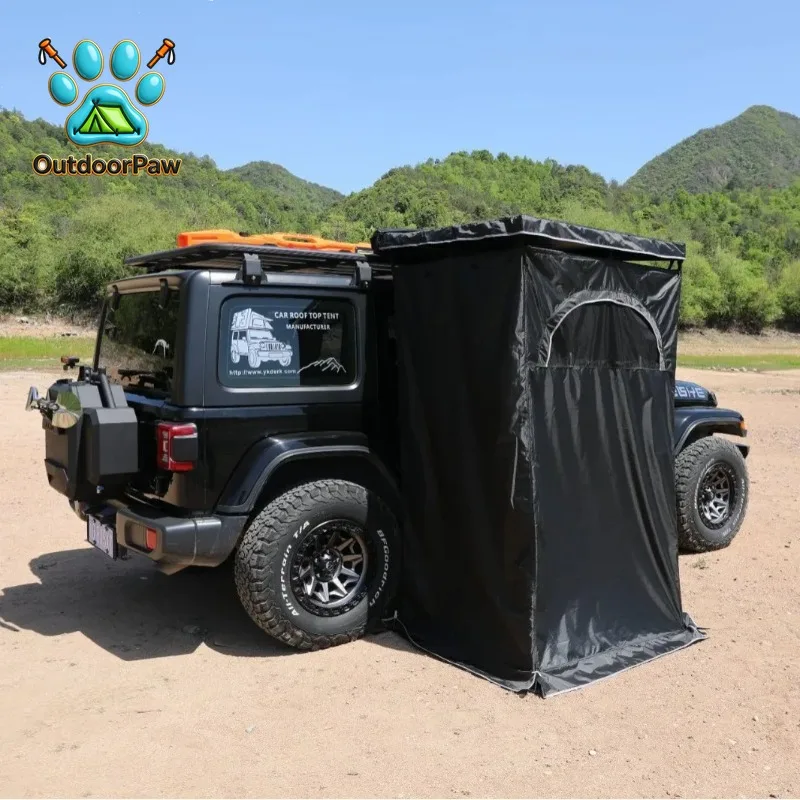 Hydraulic Shower Toilet Tent for Changing Room with LED Strip Floor and Top Ceiling