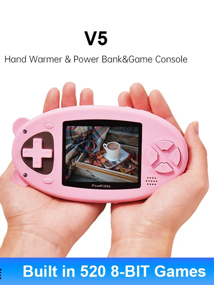 Can't put it down! Obsessed! Foreign trade warm hand treasure game console charging treasure retro retro mini arcade