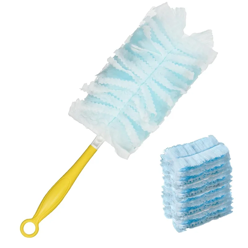 

ABZC-Household Cleaning Feathers Duster Kit With 40 Count 360 Heavy Duty Duster Refills