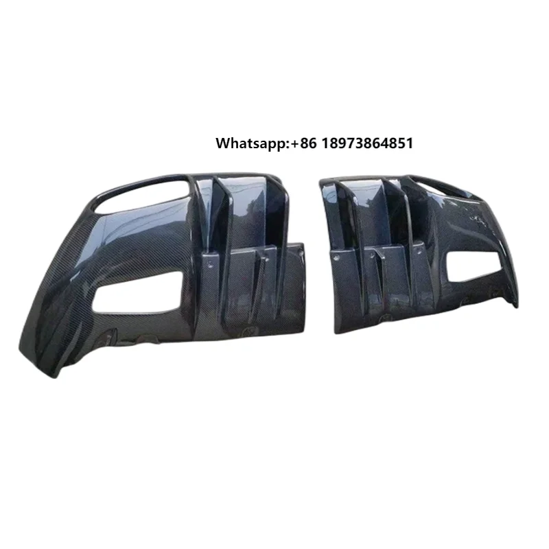 

Used for the 2013-2016 Ferrari F12 Carbon Fiber DMC Style Rear Bumper Lip Diffuser Body Kit