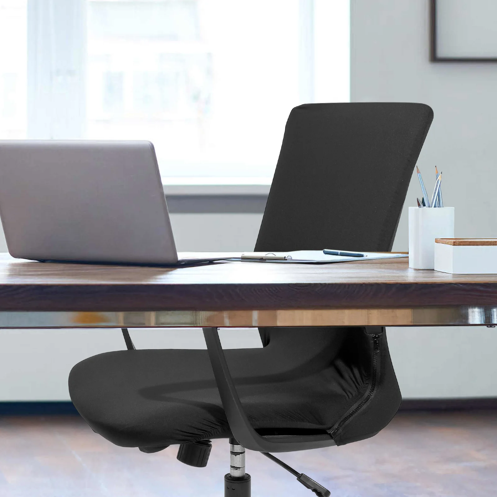 

Office Chair Cover Stretchable Universal Fit for High Back Computer Desk Chair Removable Protector Slipcover for Gaming and Work