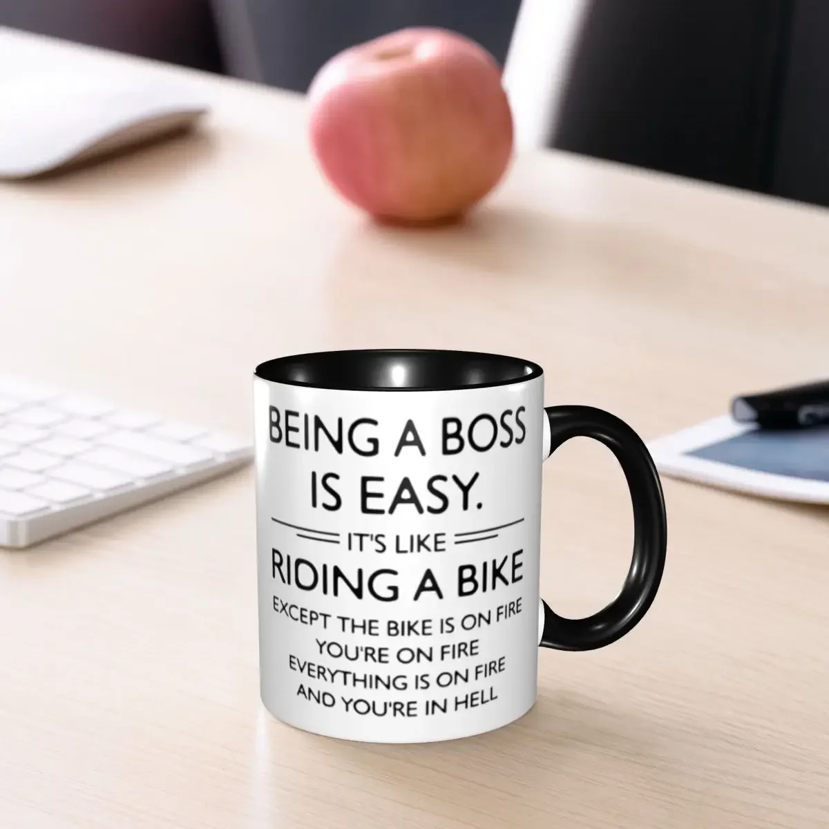 Personalized It's Easy To Be A Boss Coffee Mugs DIY Ceramic Milk Tea Cup