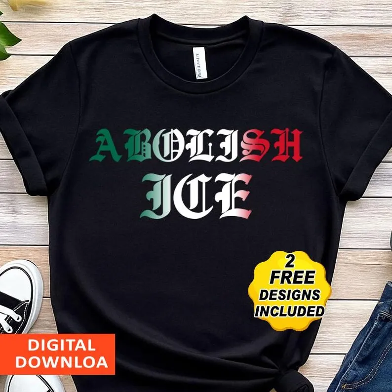 Abolish ICE T-Shirt / No Human Is Illegal on Stolen Land / Mexico /Mexican Shirt / Chinga La Migra Ice Out of La T-Shirt