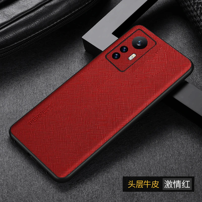 

Чехол из натуральной кожи с нескользящей текстурой для Xiaomi 12/12X/12Pro/10/11Pro/11 Ultra/MIX4, противоударный чехол с защитой объектива