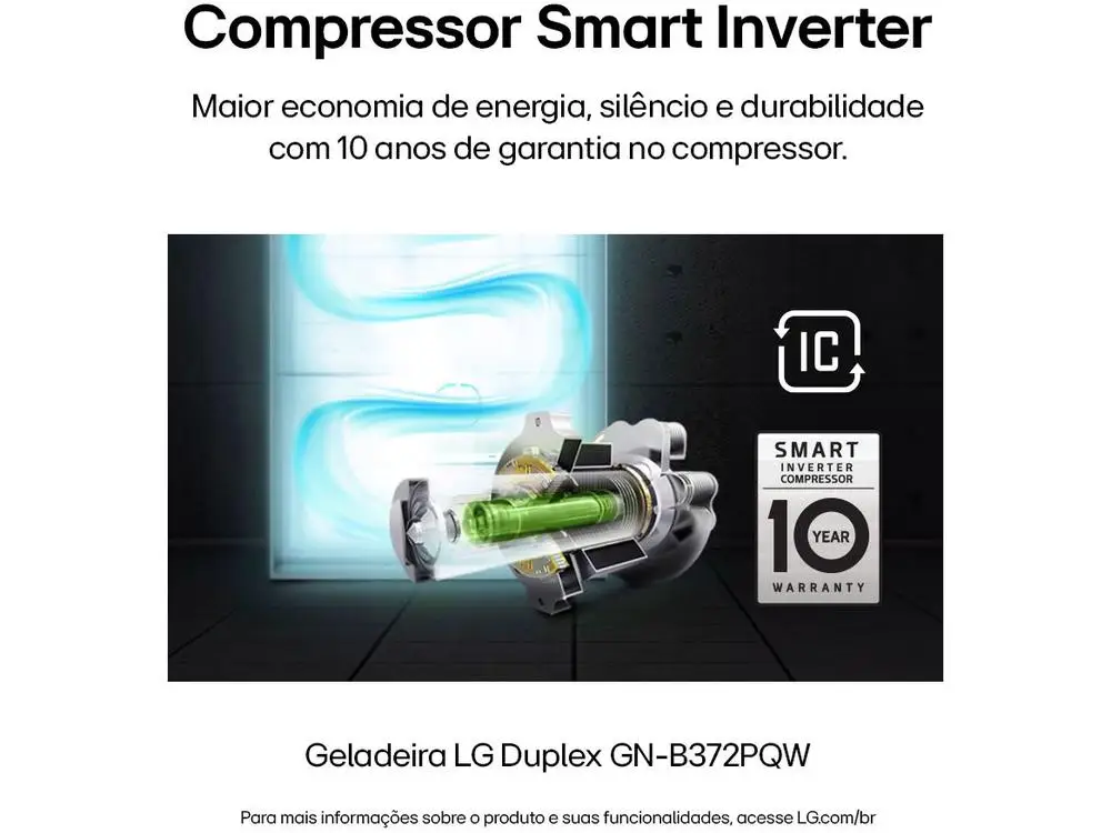 ثلاجة إل جي بيضاء دوبلكس خالية من الصقيع ، مبرد ، 375 لتر ، من من من من من من من من نوع V