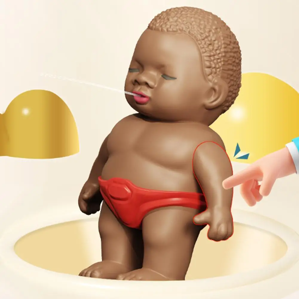 Cute Baby Doll Water Blaster Toy, Press-to-Shoot Water Gun for Kids Creative Beach Water Sprayer for Summer Pool Play