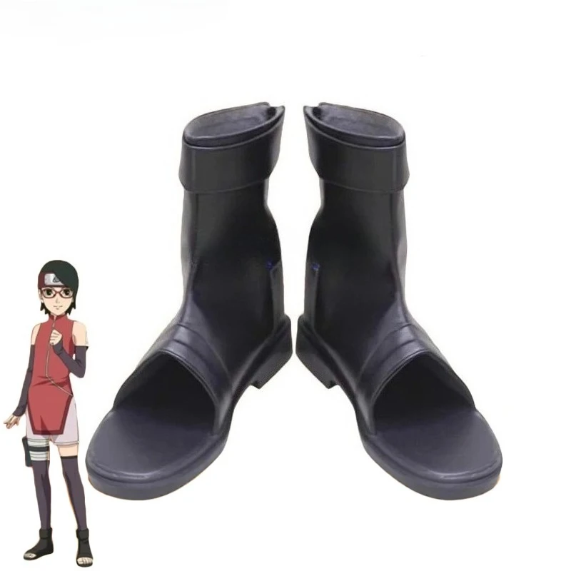 

Anime Shoes Uchiha Sarada Custom Made Cosplay Boots Halloween Party Accessories Customization
